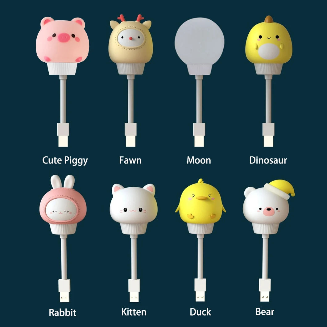 CowLost | product_id-usb-led-cartoon-animal-night-light-with-remote-for-kids-bedroom |2