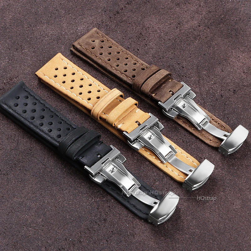 CowLost | watch-bands-product_id-genuine-cowhide-leather-watchbands-18mm-22mm-with-butterfly-buckle-wristwatch-strap |3