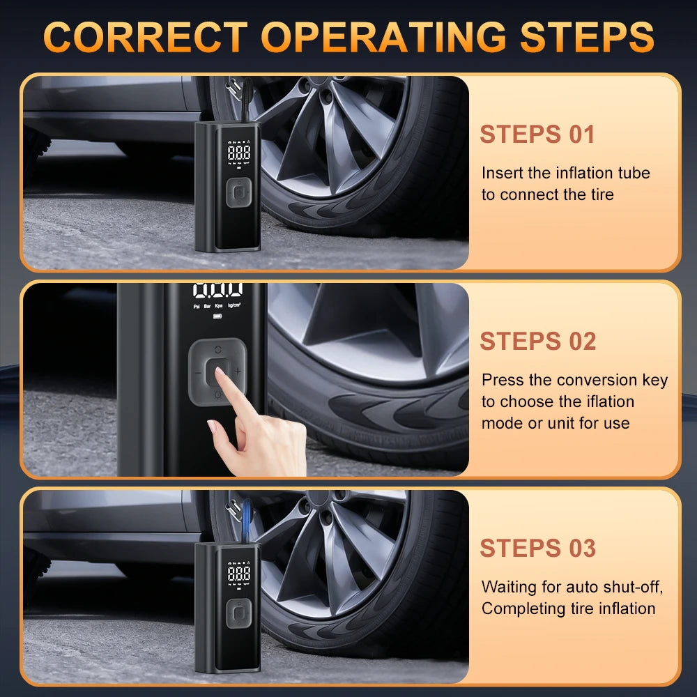 CowLost | ball-pumps-product_id-yiju-rechargeable-portable-digital-tire-inflator-for-car-bicycle-and-sports-balls |5