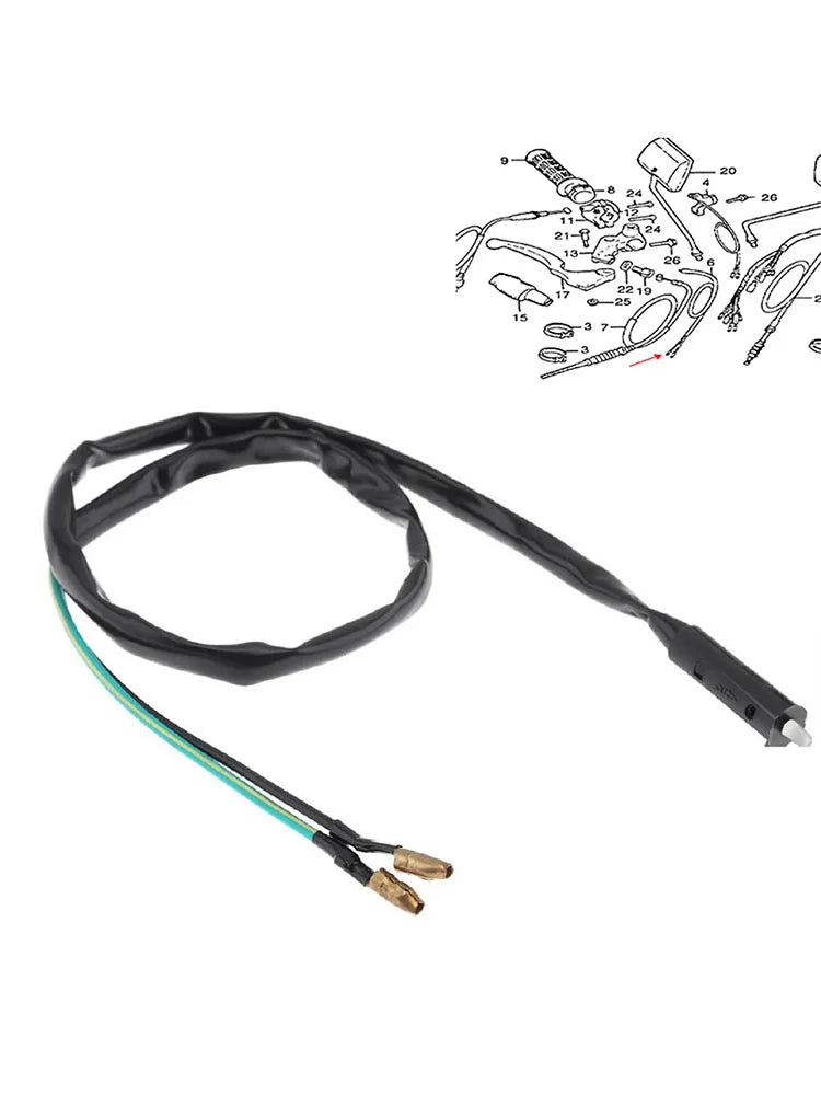 CowLost | product_id-universal-motorcycle-front-disc-brake-line-8mm-x-40cm-with-brake-light-switch |8