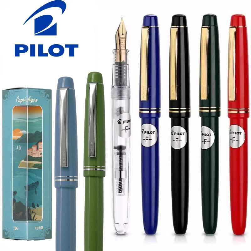 CowLost | product_id-pilot-78g-ivory-white-fountain-pen-with-22k-gold-plated-tip-for-calligraphy-and-writing |6