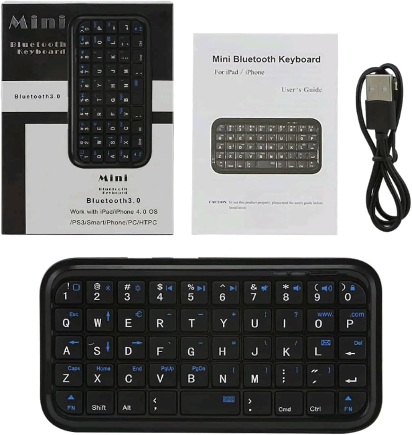 CowLost | product_id-jomaa-mini-49-key-bluetooth-3-0-wireless-rechargeable-keyboard |6