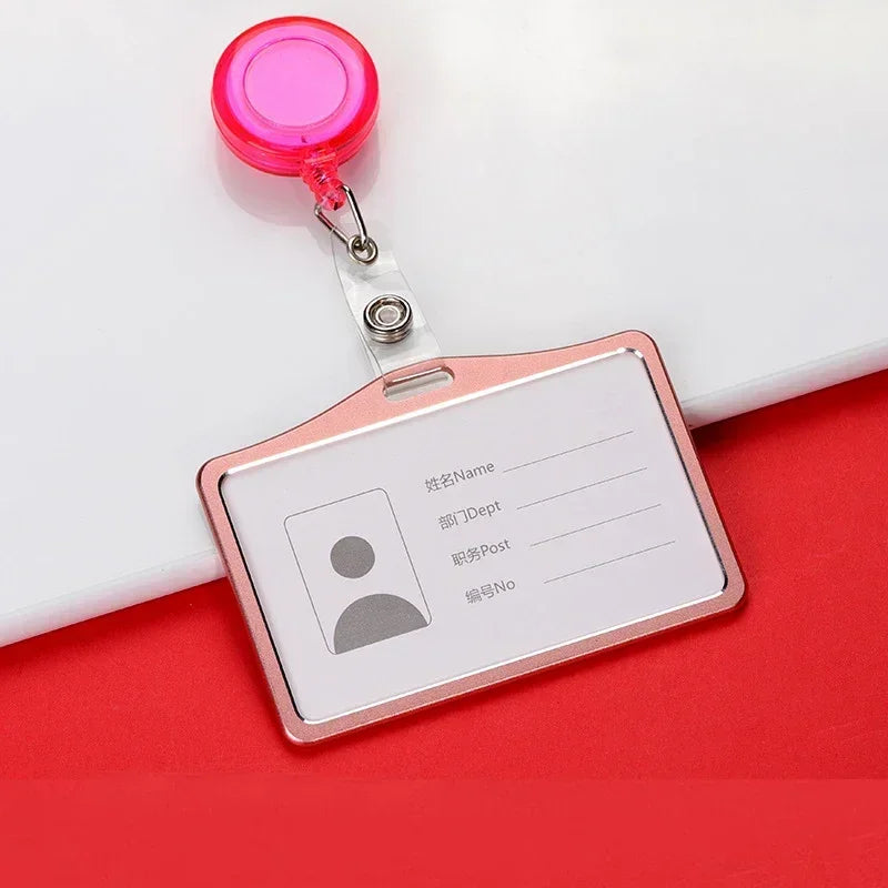 1 Pcs Aluminum Alloy Card Cover Case Bank Business Work Card Holder