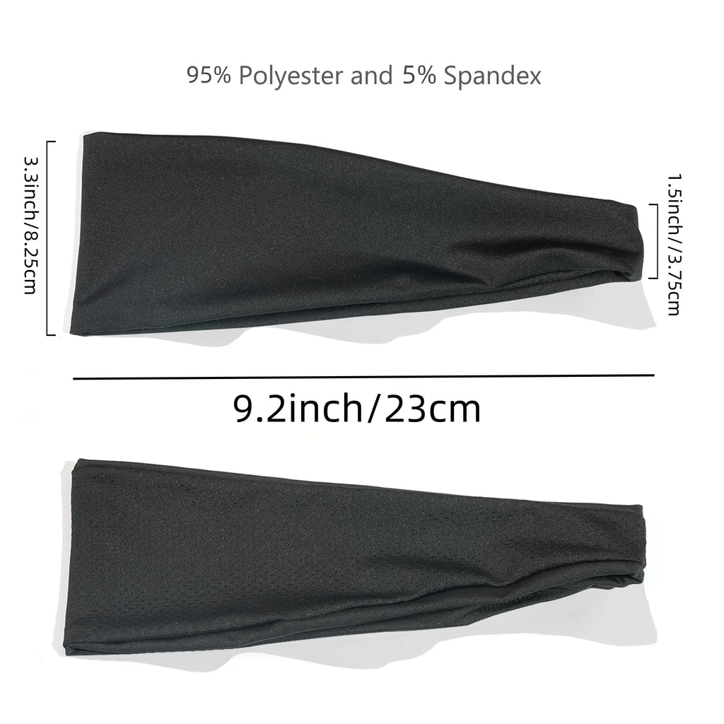 CowLost | 4-5pcs-sweatband-for-men-women-elastic-sport-hairbands |7