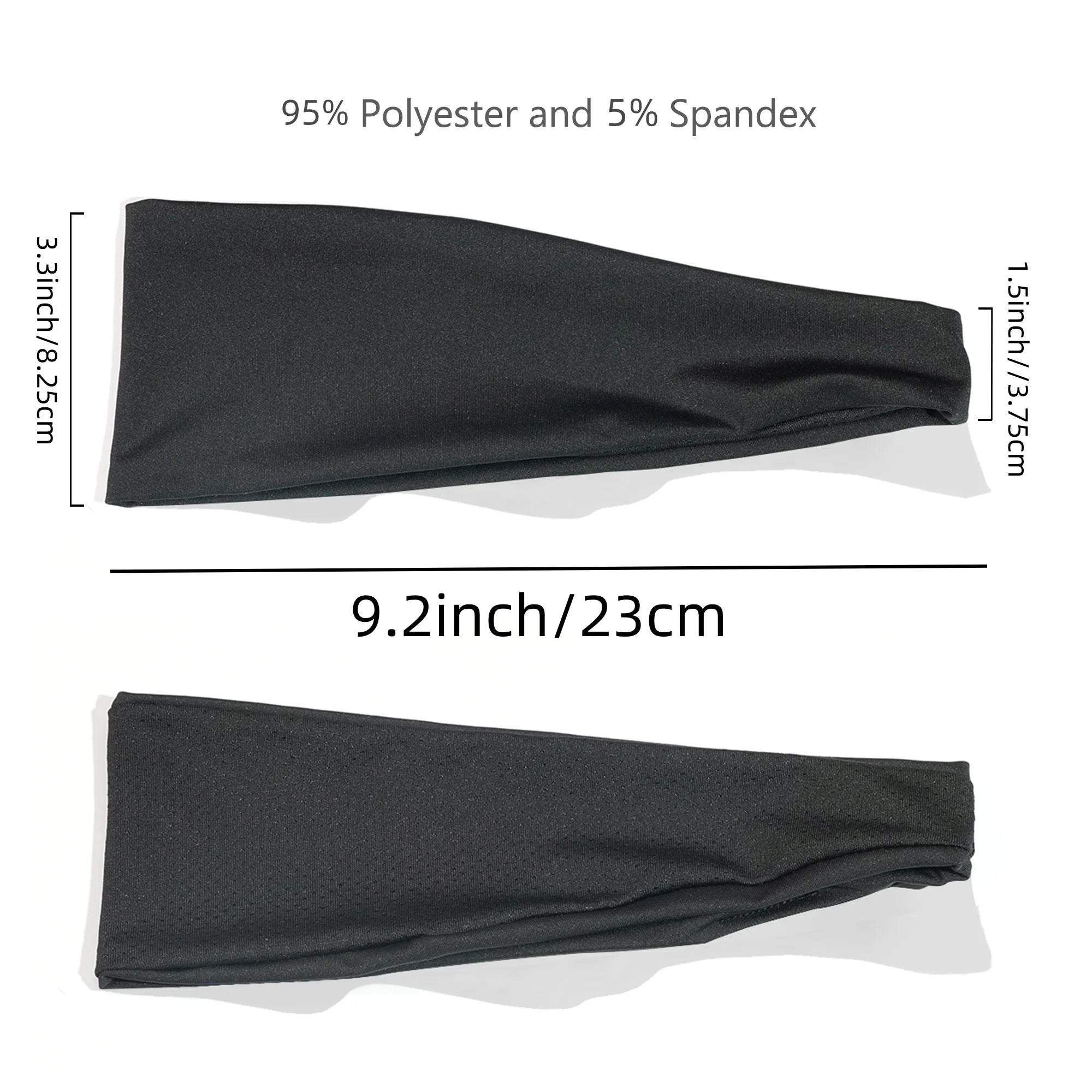 CowLost | 4-5pcs-sweatband-for-men-women-elastic-sport-hairbands |7