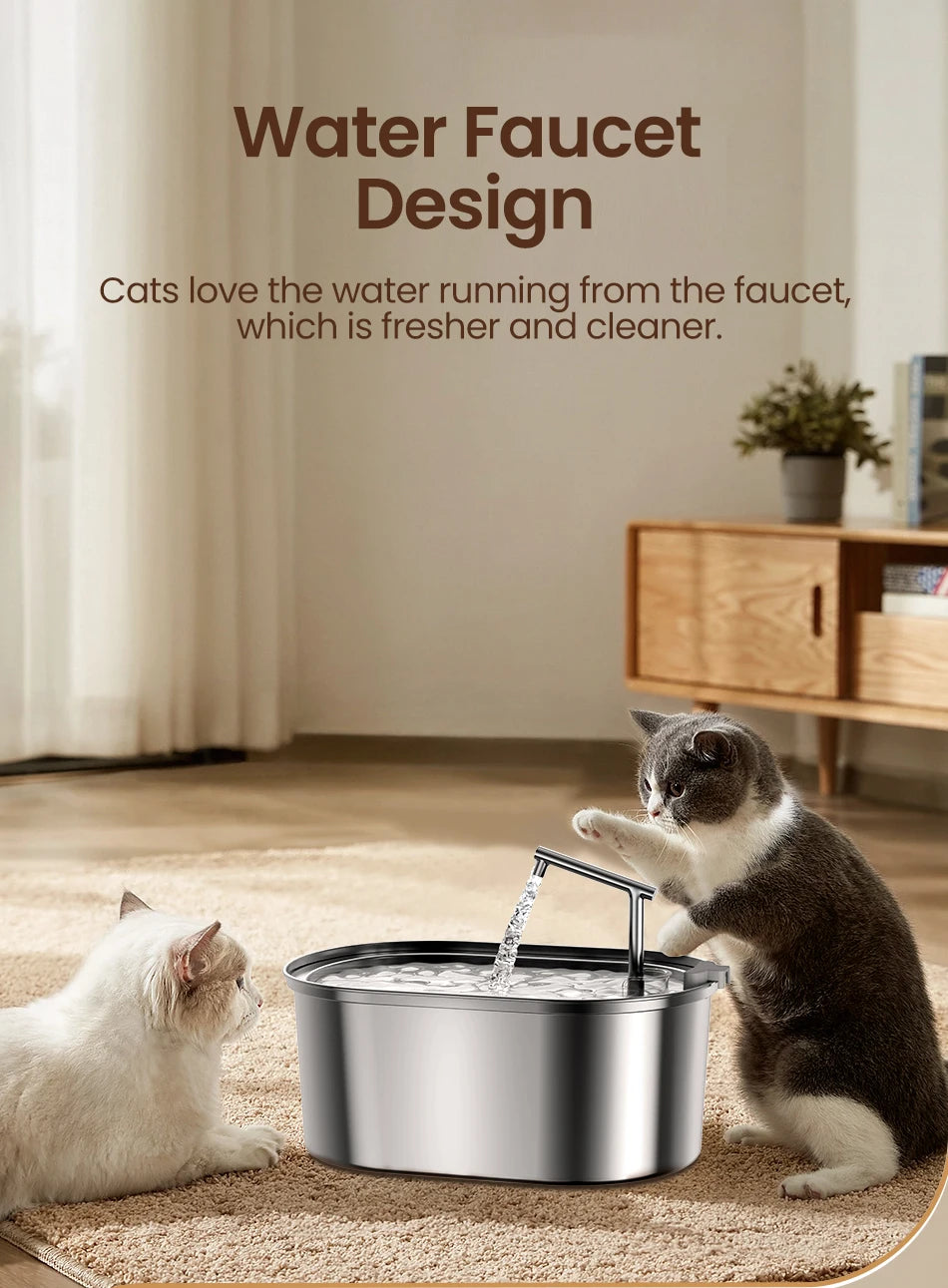 CowLost | cat-food-rojeco-stainless-steel-automatic-cat-water-fountain-with-filter |14