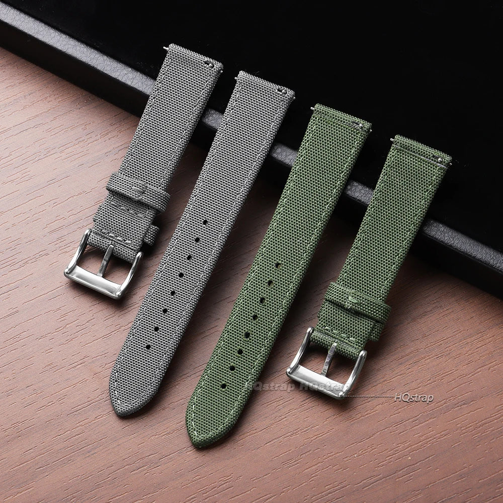 CowLost | product_id-waterproof-nylon-sailcloth-quick-release-watch-strap-20mm-22mm-universal-wristband-for-men-women |6