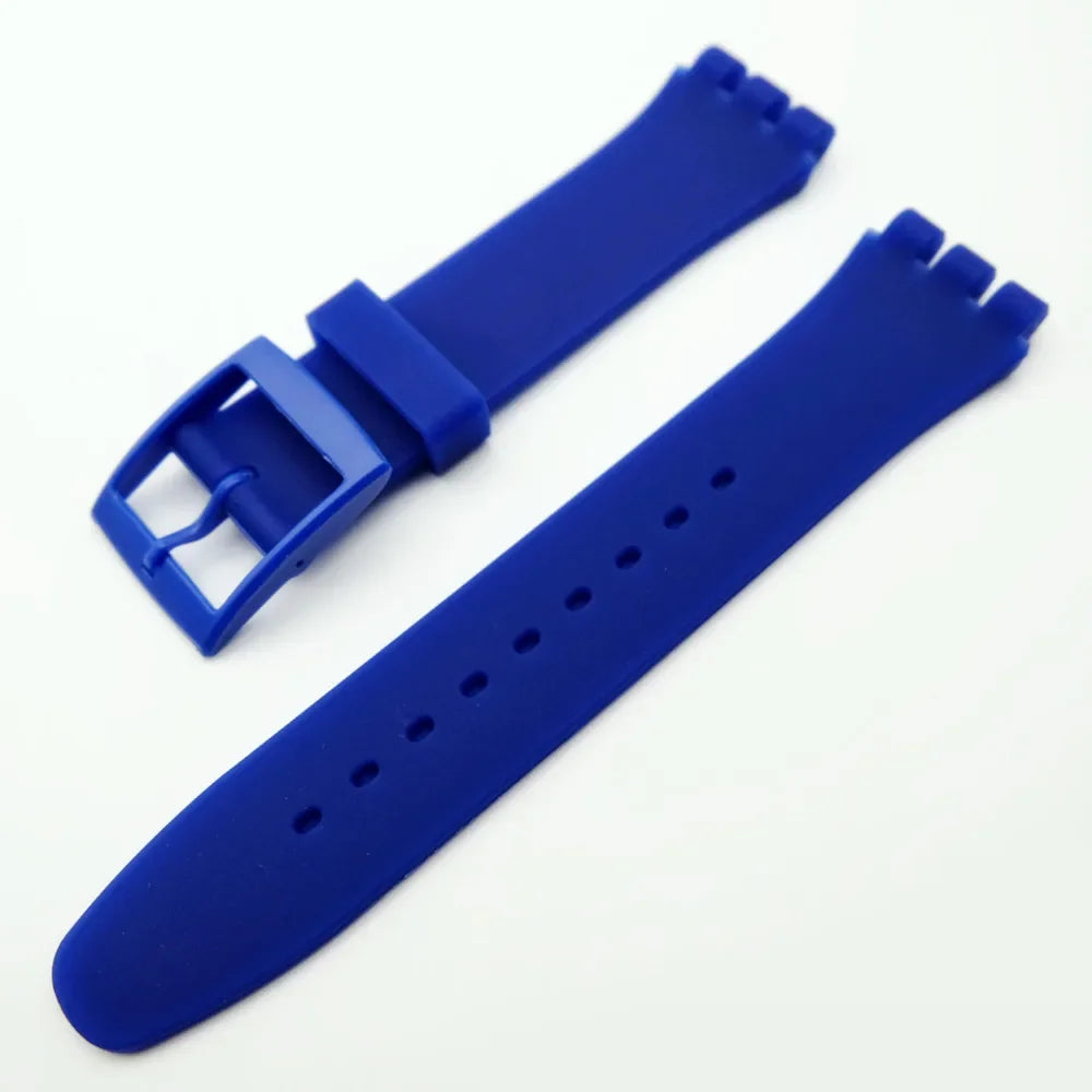 CowLost | product_id-waterproof-silicone-replacement-watch-strap-with-metal-pin-buckle-for-swatch-16-17-19-20mm-unisex |30