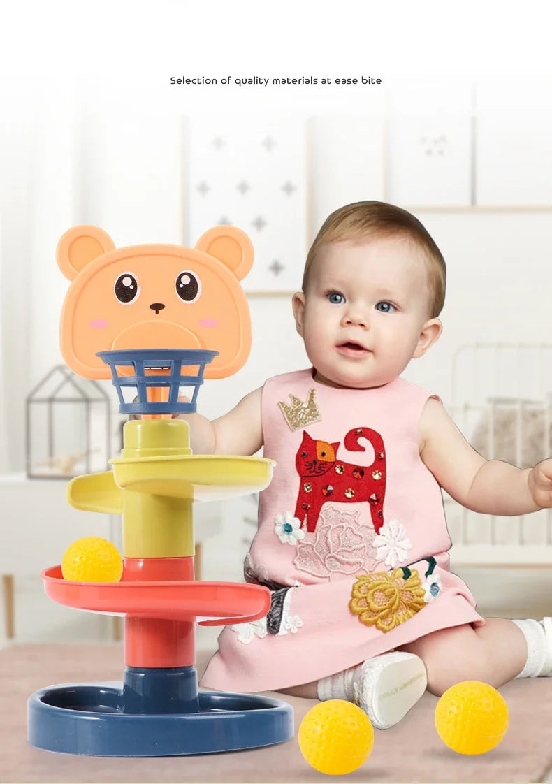 CowLost | product_id-2-7-layers-rolling-ball-track-educational-stacking-toy-for-kids-gift |9