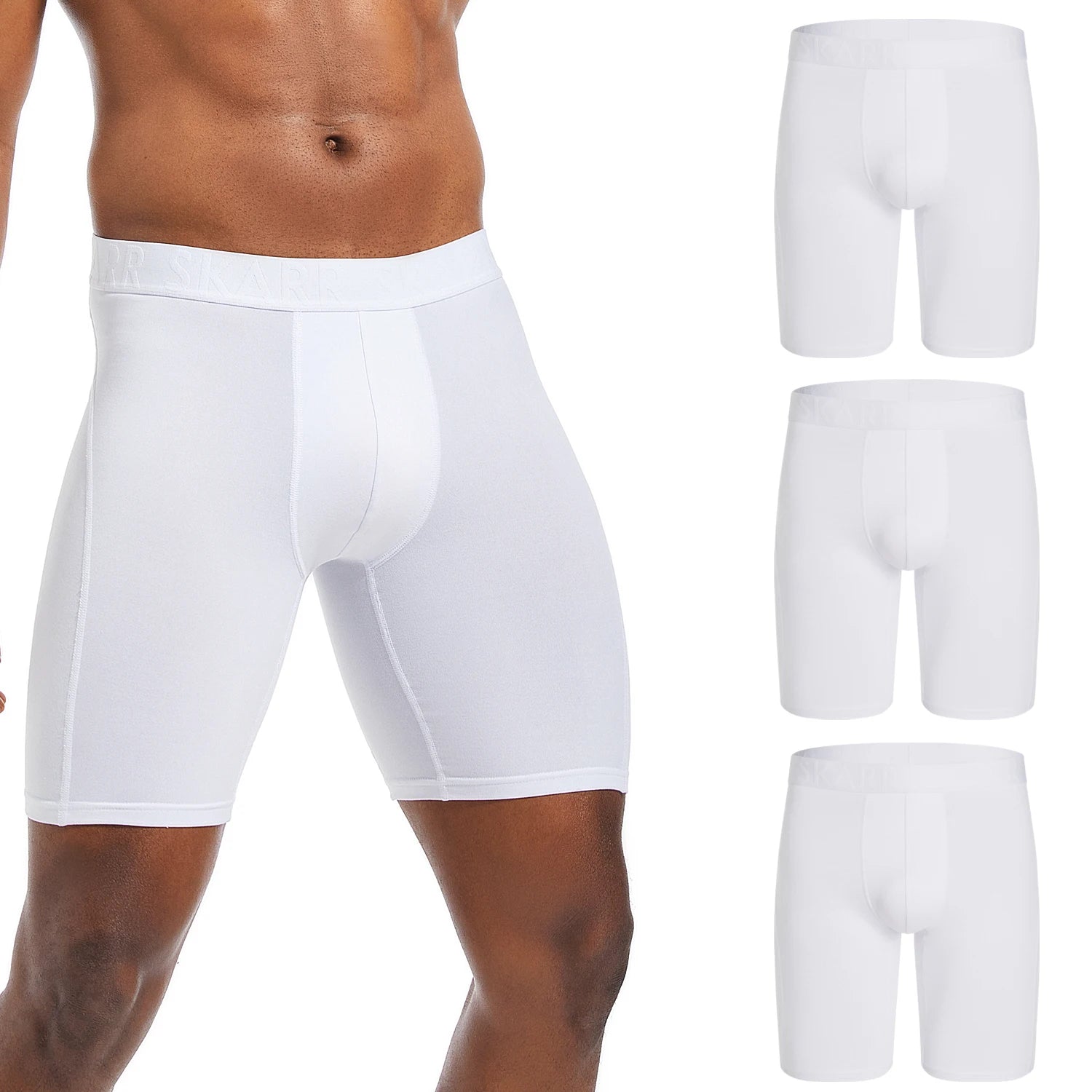 CowLost | long-leg-3pcs-pack-men-panties-polyester-underwear-male |8