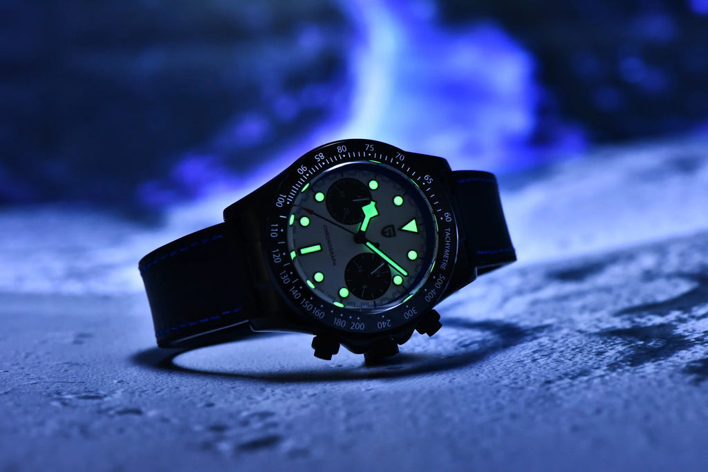 CowLost | pagani-design-2025-new-all-black-bb-panda-chronograph-luxury-quartz-watch |10