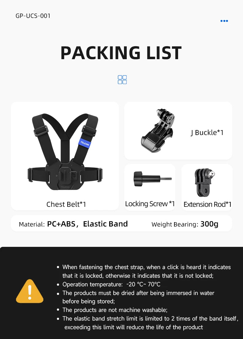 CowLost | telesin-quick-release-chest-strap-mount |18