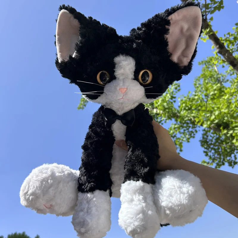 CowLost | fencing-barriers-devon-rex-plush-toy-german-curly-cat-soft-stuffed-doll |16