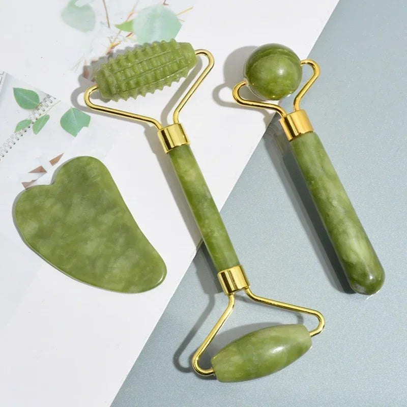 CowLost | natural-jade-roller-face-gua-sha-natural-stone-body-neck-massager |1