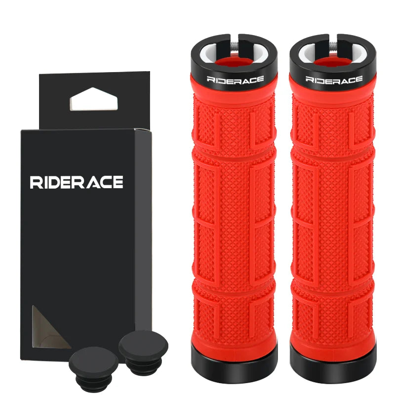 CowLost | riderace-bicycle-grips-lock-on-mountain-bike-handle-bar-cover-ergonomic-tpr-rubber-shockproof-non-slip-cycling-handlebar-grip |20