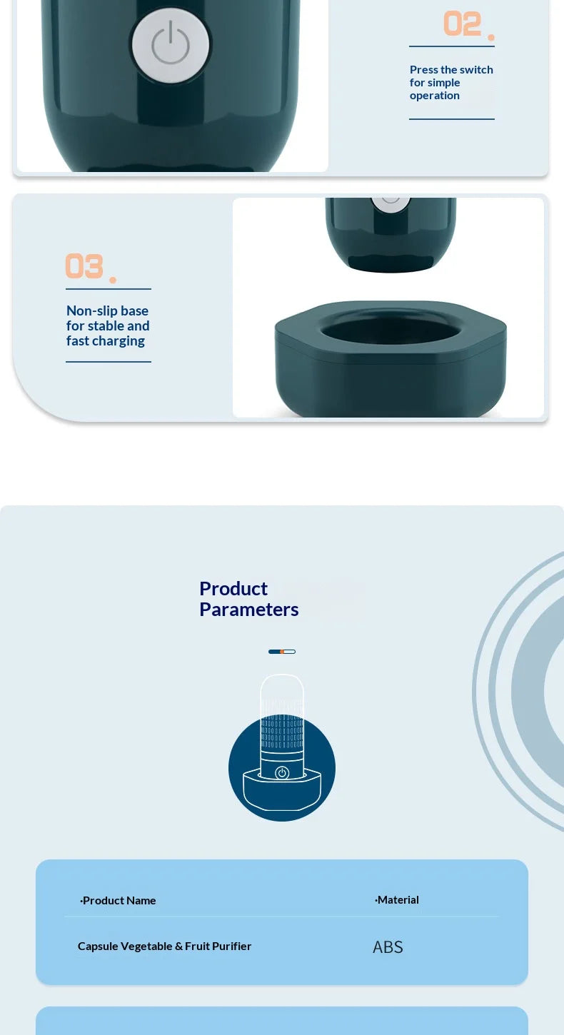 CowLost | binoculars-product_id-homefish-portable-3000mah-fruit-vegetable-cleaner-device |17