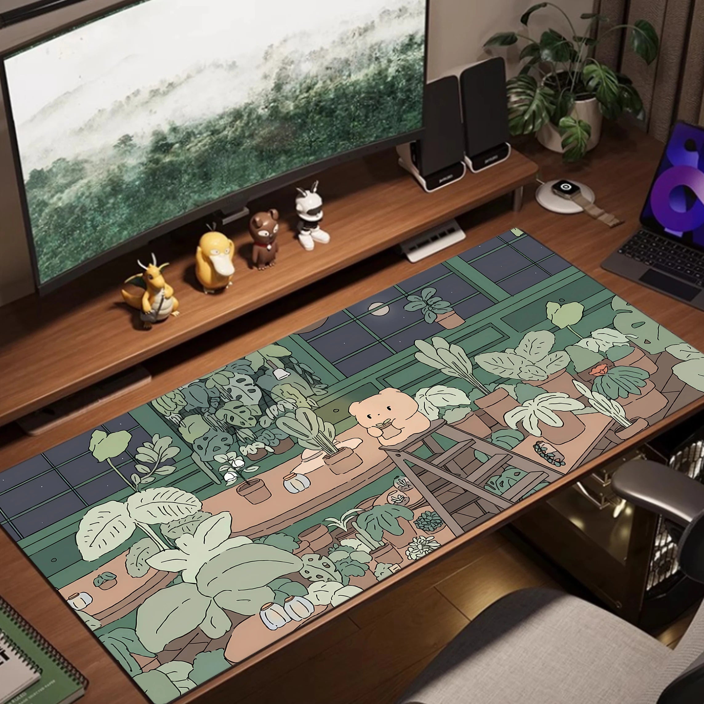 CowLost | uncategorized-grass-cat-gaming-mousepad-xxl-900x400mm |13