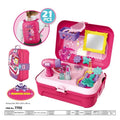 Hot Baby Miniature Plastic Kitchen Pretend Play Food Toy Set with Music and Light for Kids