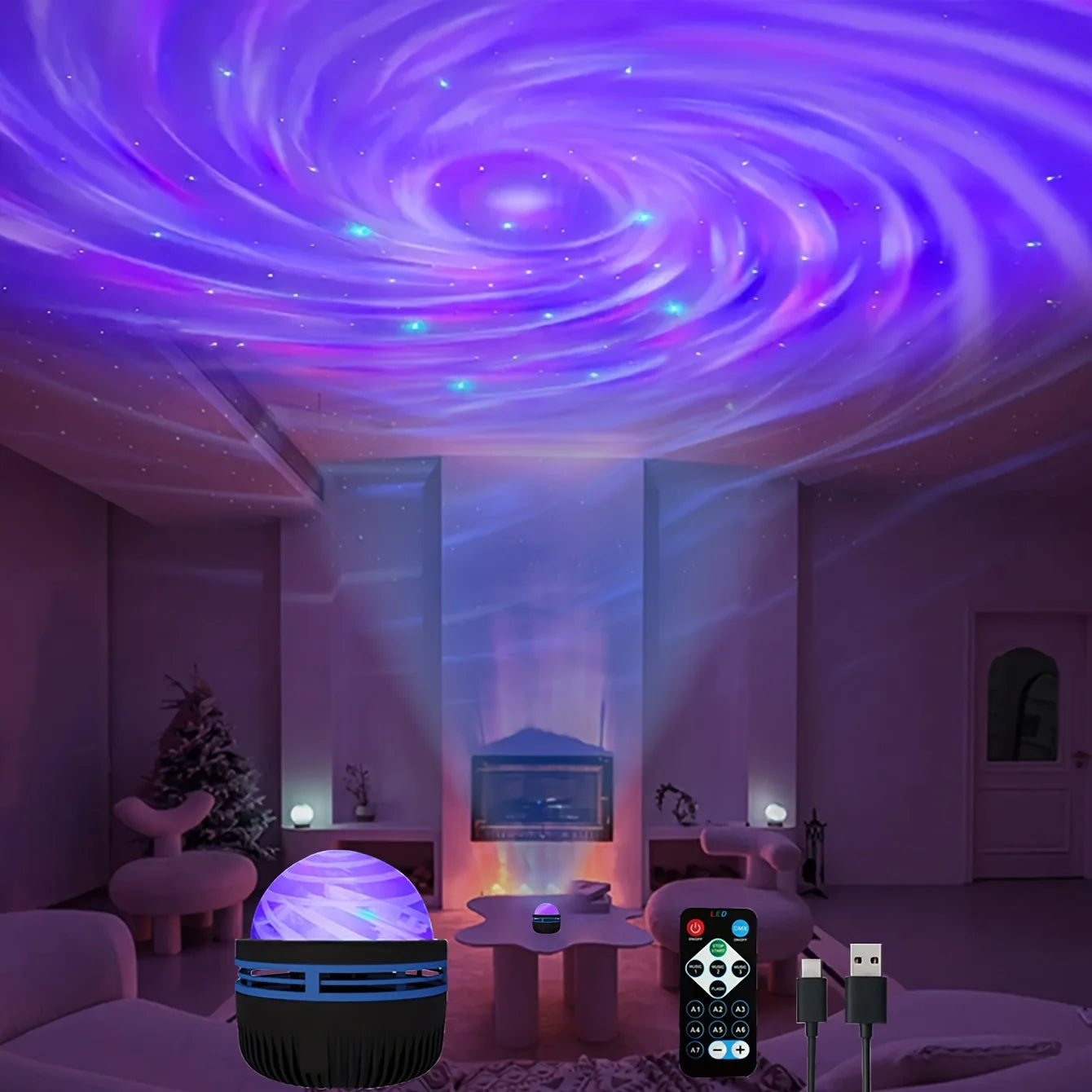 CowLost | night-light-projectors-product_id-led-galaxy-projector-night-light-usb-rechargeable-7-modes-sound-active-starry-sky-lamp |13
