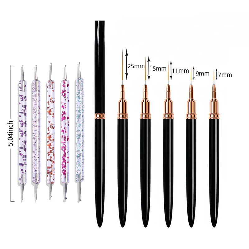 CowLost | tools-nail-liner-brush-set-5pcs-uv-gel-manicure-tools |19
