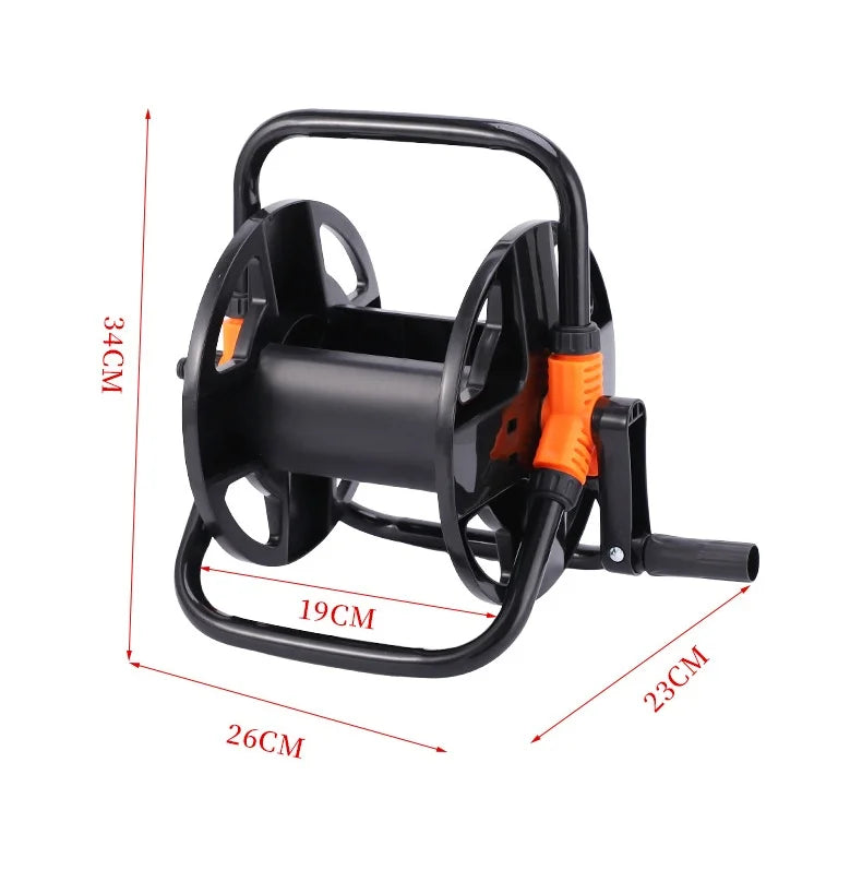 CowLost | diy-hose-reel-portable-water-pipe-storage-rack-single-arm-pipe-coiler-garden-supplies |7