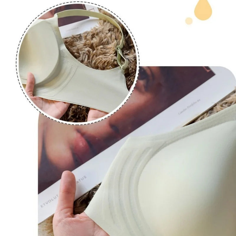 CowLost | product_id-2pcs-womens-seamless-padded-wireless-bras-with-adjustable-straps-back-closure |6