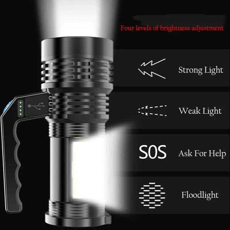 CowLost | product_id-ggbingo-usb-rechargeable-waterproof-led-flashlight-2km-for-fishing-hunting-camping |14