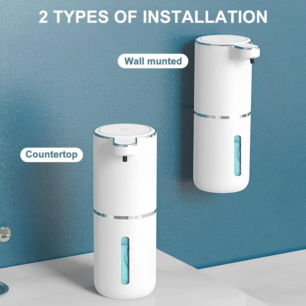 CowLost | product_id-homefish-380ml-touchless-usb-rechargeable-automatic-foaming-soap-dispenser-with-4-foam-levels |9