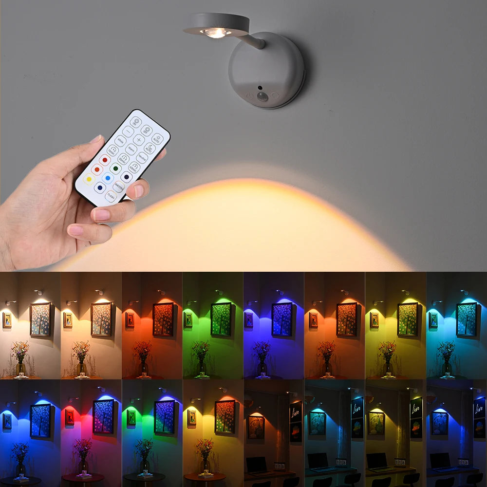 CowLost | product_id-rgb-usb-rechargeable-wireless-human-sensing-dimmable-led-wall-spotlight-for-paintings |4