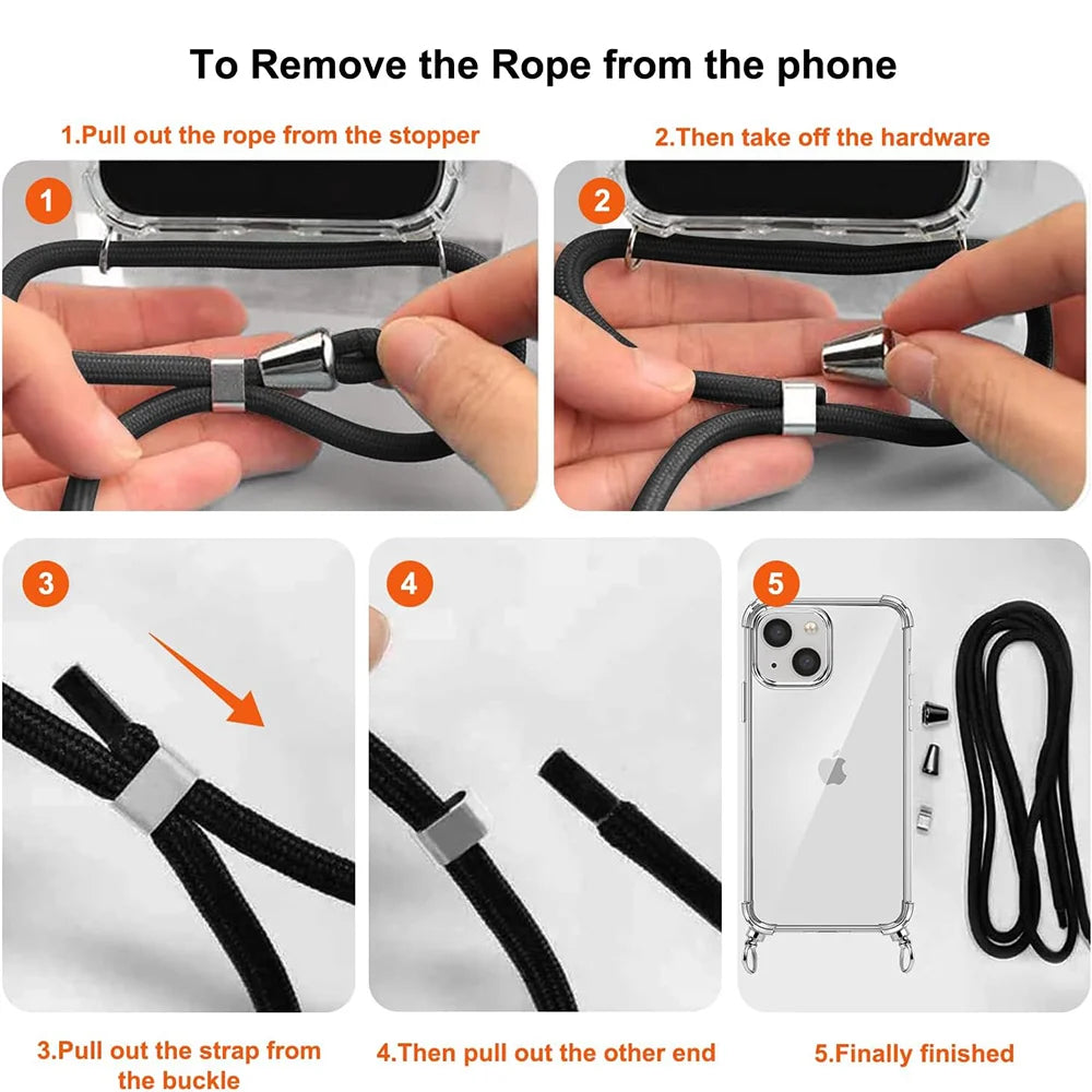 CowLost | shockproof-with-lanyard-silicone-soft-case-for-iphone-16e-16-15-14-13-12-11-pro-xs-max-x-xr-se-7-8-6-6s-plus-5-5s-soft-shell |2