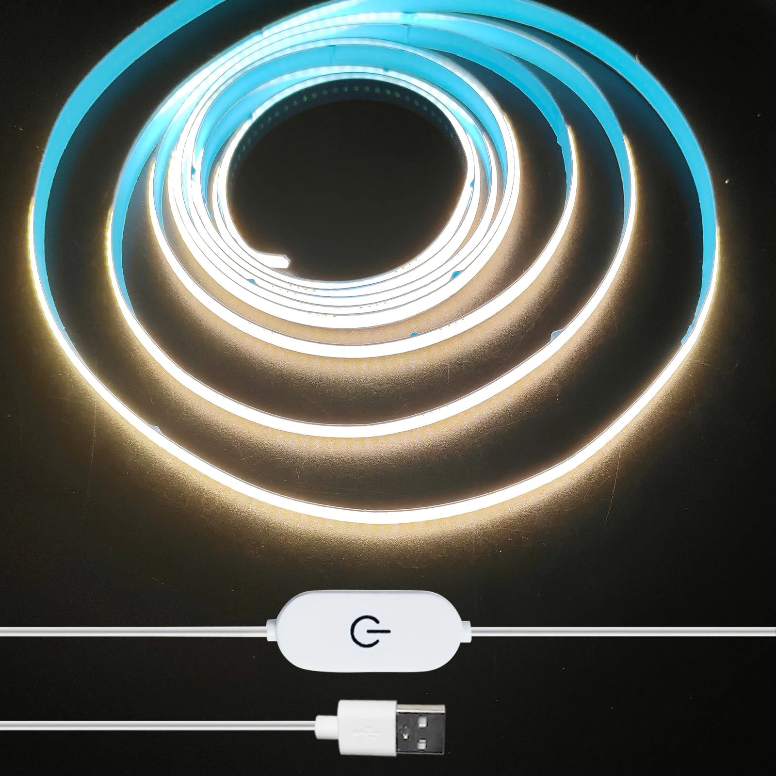CowLost | tv-led-backlight-strips-bars-product_id-5v-usb-cob-led-touch-dimmable-flexible-light-strip-for-home-decoration |1