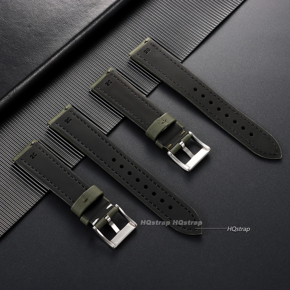 CowLost | bracelets-product_id-premium-waterproof-sailcloth-nylon-watch-strap-18-22mm-quick-release-bracelet |6