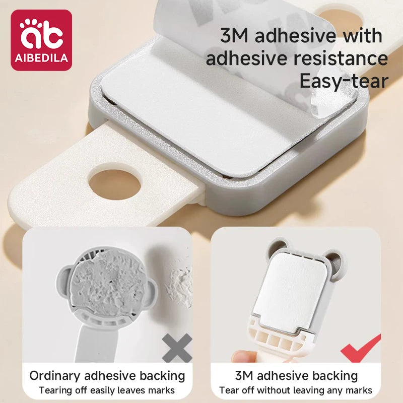 CowLost | aibedila-baby-safety-locks-adhesive-child-proof-cabinet-drawer-door-latches |2