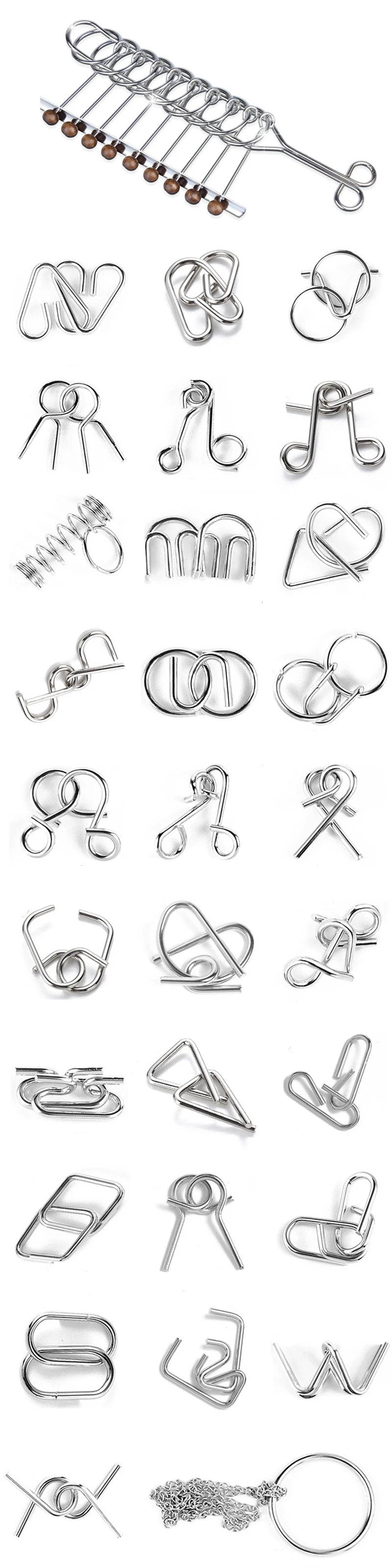 CowLost | product_id-disentanglement-iron-link-metal-puzzle-brain-teaser-iq-educational-toy |7
