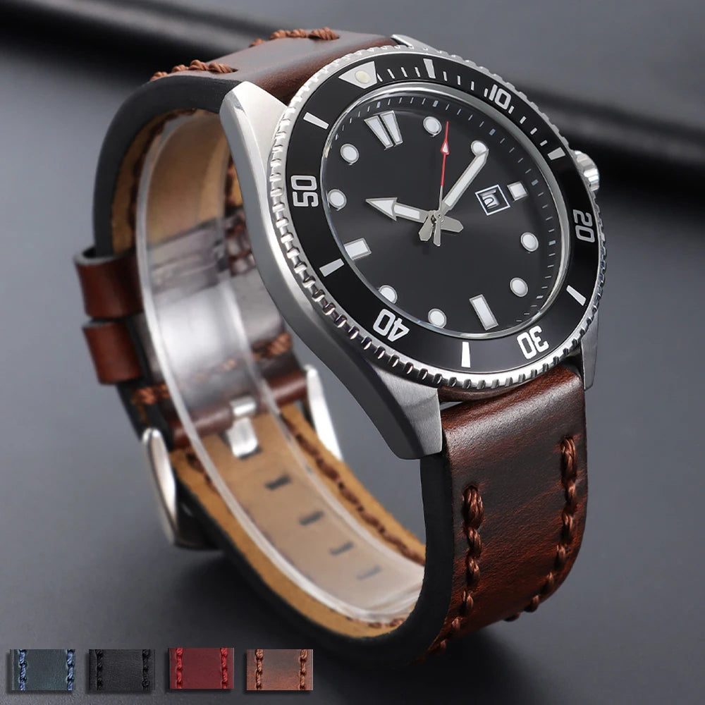 CowLost | bracelets-product_id-vintage-cowhide-leather-watch-strap-18-24mm-with-pin-buckle-unisex-bracelet |7