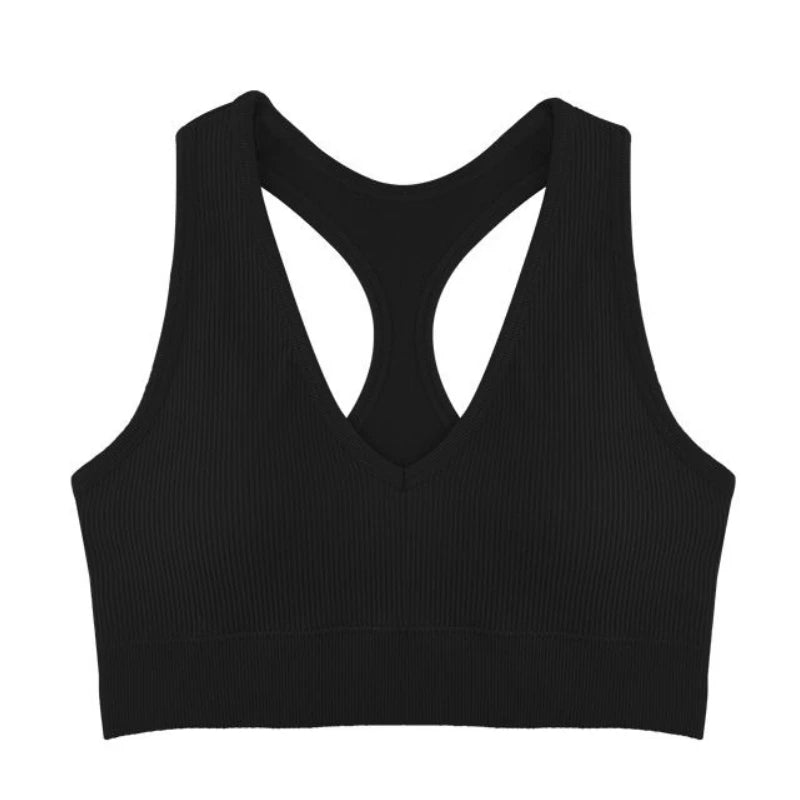 CowLost | product_id-2pcs-seamless-wireless-padded-y-back-breathable-sports-bras-for-women |9