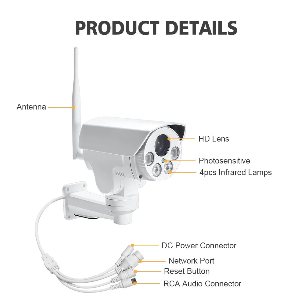 CowLost | 4k-8mp-4g-sim-card-ptz-ip-camera-wifi-audio-5x-10x-optical-zoom-5mp-cctv-security-bullet-cameras-outdoor-ir-50m-p2p-camhipro |20