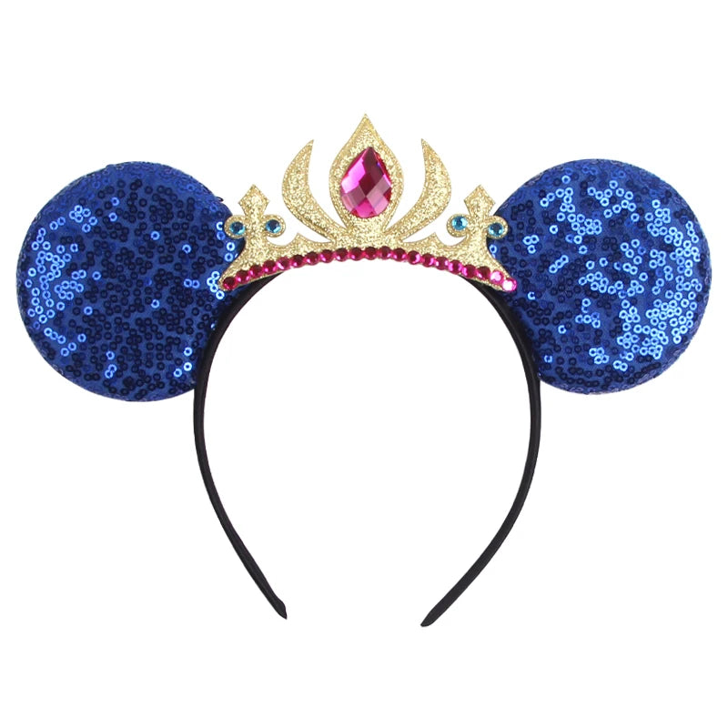 CowLost | glitter-crown-hairband-girls-princess-party-headwear |11