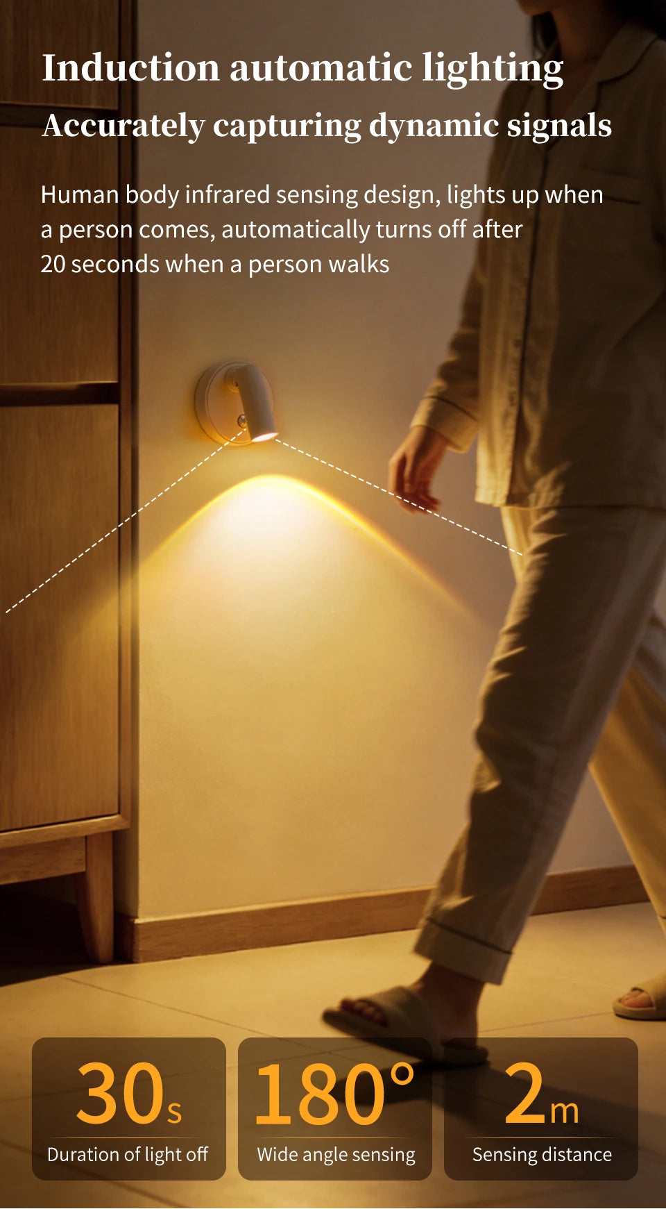 CowLost | product_id-magnetic-rotatable-touch-dimmable-rgb-3-color-led-spotlight-with-remote-usb-rechargeable-motion-sensor-wall-light |17