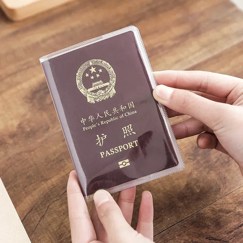 1pcs Passport Cover PVC Waterproof Case for Passport