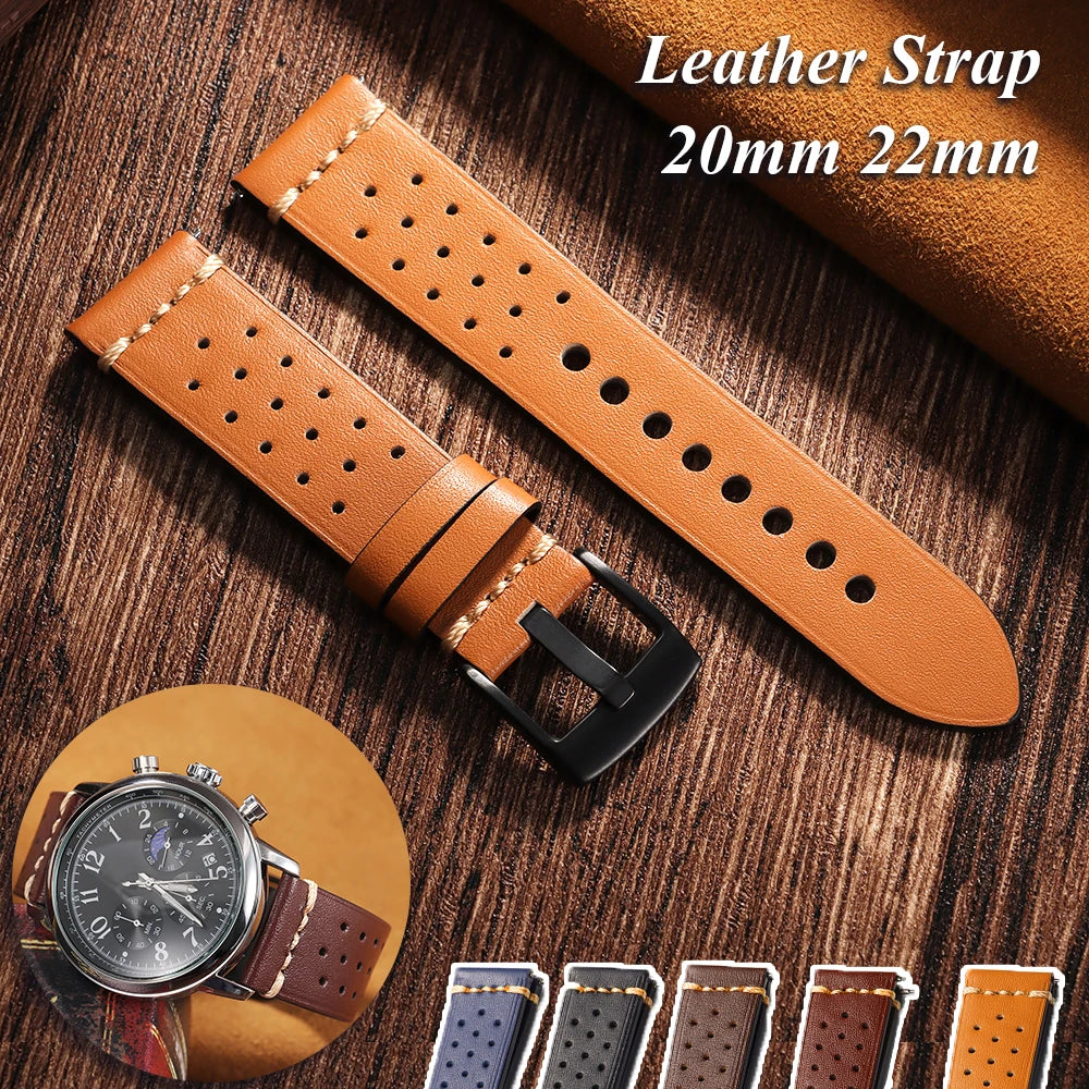 CowLost | bracelets-product_id-handmade-breathable-leather-watch-band-20mm-22mm-cowhide-vintage-for-samsung-galaxy-quick-release-strap |1