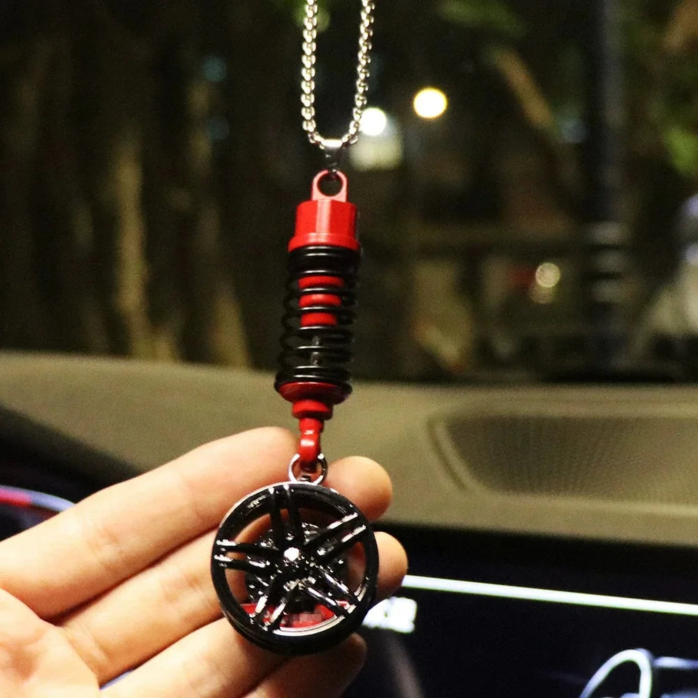 CowLost | product_id-car-wheel-shock-absorber-pendant-rearview-mirror-ornament |1