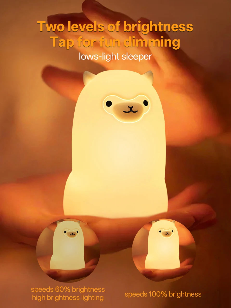 CowLost | product_id-ggbingo-usb-rechargeable-rgb-led-alpaca-touch-sensor-night-light |12