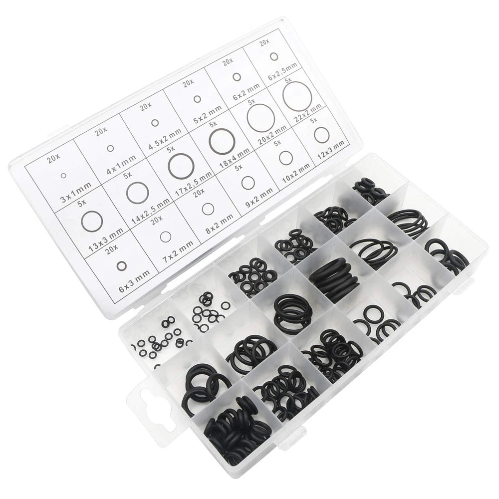 CowLost | o-ring-assortment-kit-set-nitrile-rubber-high-pressure-o-rings-nbr-sealing-kit-for-plumbing-automotive-and-faucet-repair-o-rings |22