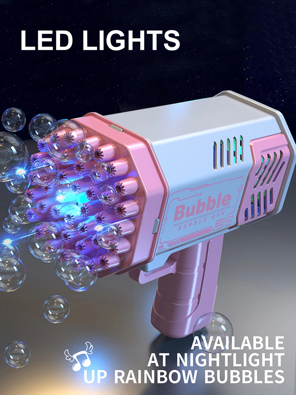 CowLost | product_id-childrens-40-hole-portable-automatic-bubble-gun-toy-with-light-no-battery-needed |14