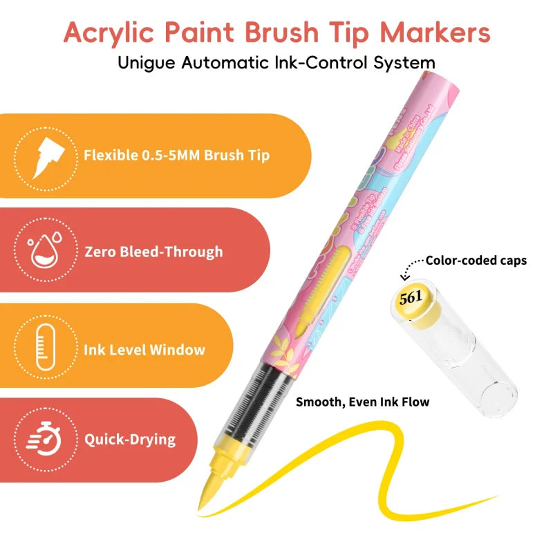 CowLost | markers-product_id-12-colors-acrylic-paint-markers-set-with-soft-brush-and-fine-tips-for-wood-canvas-rock-glass |5