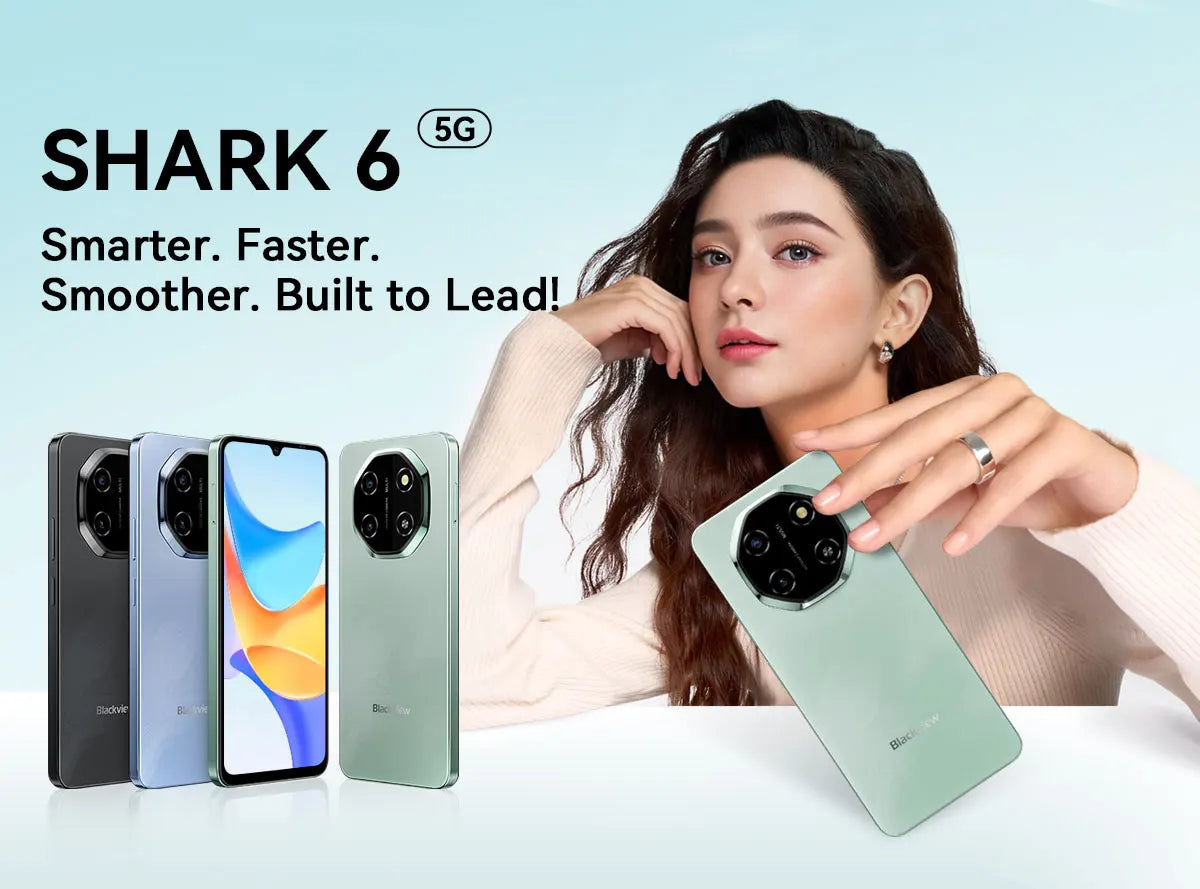 CowLost | blackview-shark-6-5g-smartphone-android-15-unisoc-t8100-mobile-phone-6-88-120hz-display-8gb-128gb-5000mah |2
