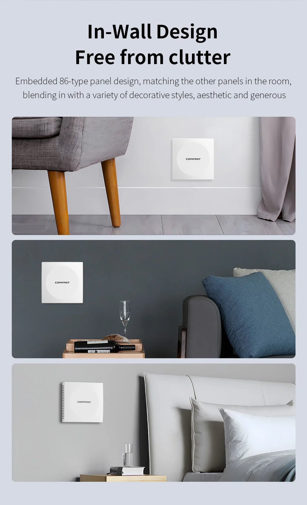 CowLost | comfast-wifi-6-in-wall-ap-2-4ghz-5-8ghz-dual-band-gigabit-access-point |5