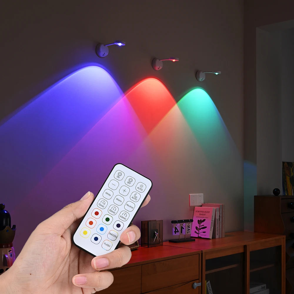 CowLost | product_id-usb-rechargeable-wireless-dimmable-rgb-led-wall-spotlight-with-human-sensor-for-paintings |1