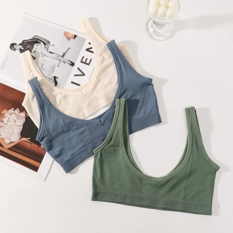 CowLost | product_id-seamless-wire-free-push-up-bra-crop-top-for-women-m-l |2